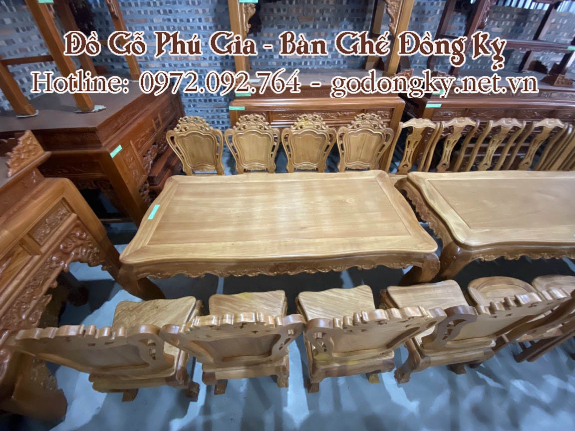 Bộ ghế đồ gỗ đồng kỵ phú gia